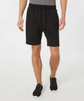 Schwarze Sweatshorts