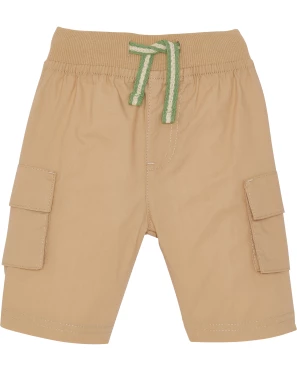 Naturfarbene Cargo-Shorts