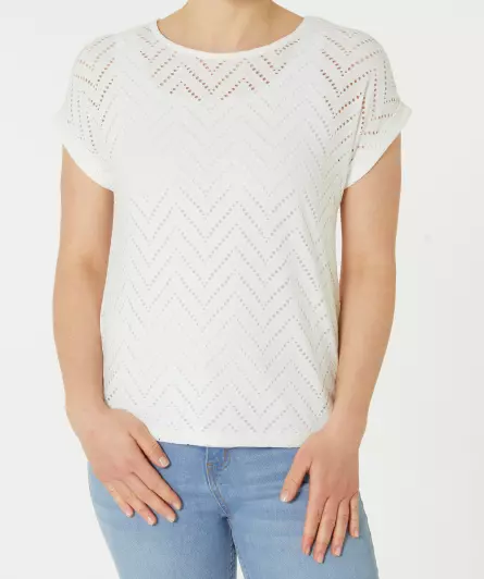 T-Shirt Lochmuster