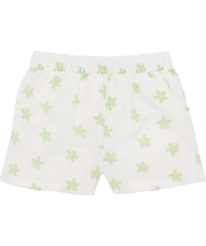 Gebloemde mousseline shorts