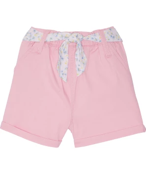 Shorts mit Bindegürtel