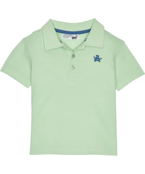 Hellgrünes Poloshirt