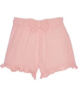 Musselin-Shorts in Rosa