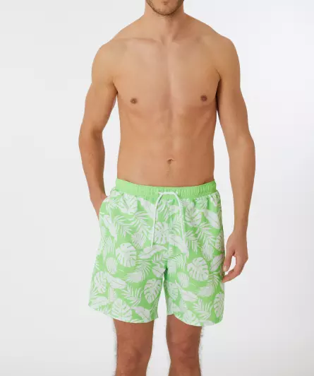 Badeshorts Palmenblätter