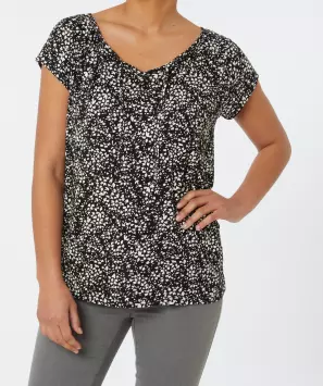 T-shirt met stretch