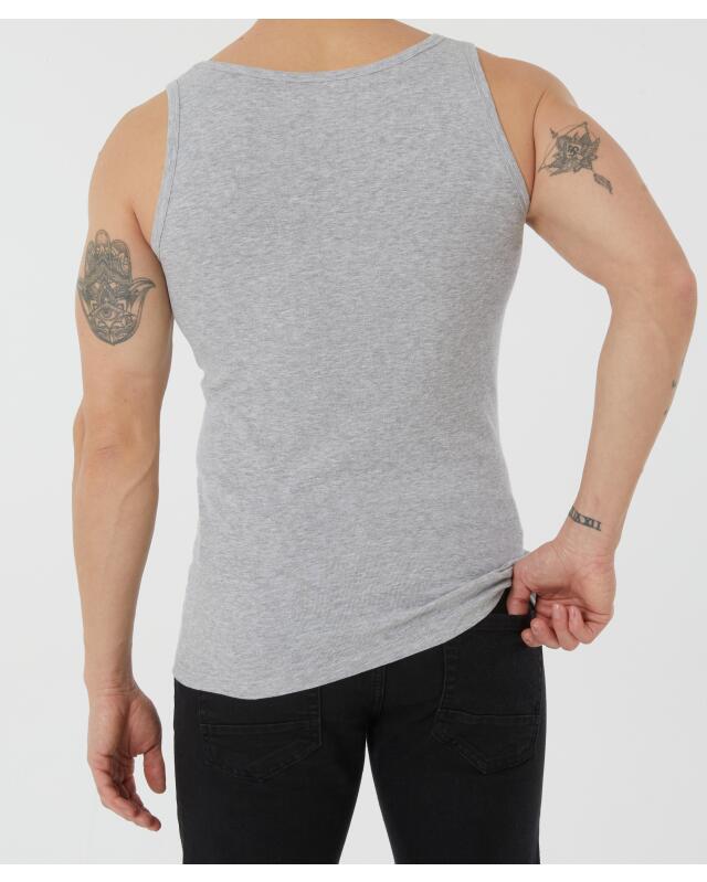 Maillots de corps basiques homme, gris (KiK Basic Unterhemden (grau)) — KiK, produit allemand authentique au Maroc