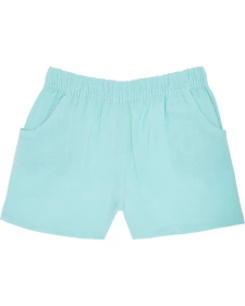 Mintgrüne Musselin-Shorts