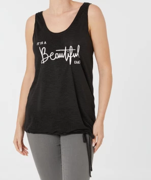 Tanktop mit Schriftzug