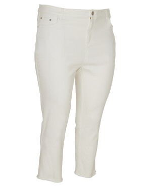 Spodnie twillowe białe