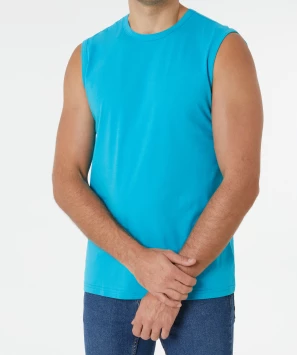 Blaues Tanktop