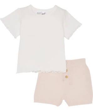 Newborn T-Shirt + Musselin-Shorts