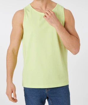 Hellgrünes Tanktop