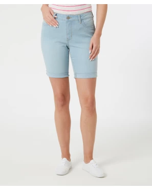 Jeans-Shorts mit Ziertaschen