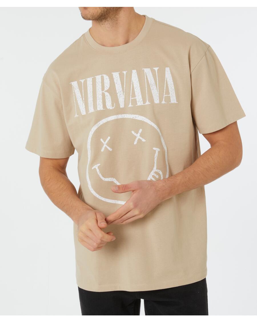 Nirvana t shirt heren deals