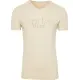 Naturfarbenes T-Shirt