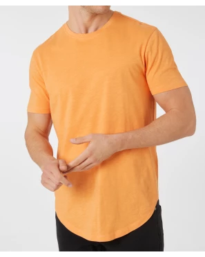 T-Shirt w kolorze jasnopomarańczowym