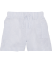 Shorts met linnen lichtblauw