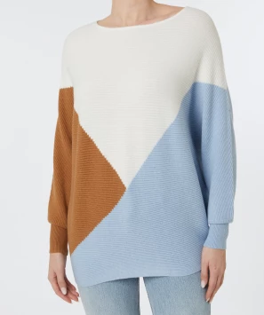 Strickpullover Colour-Blocking