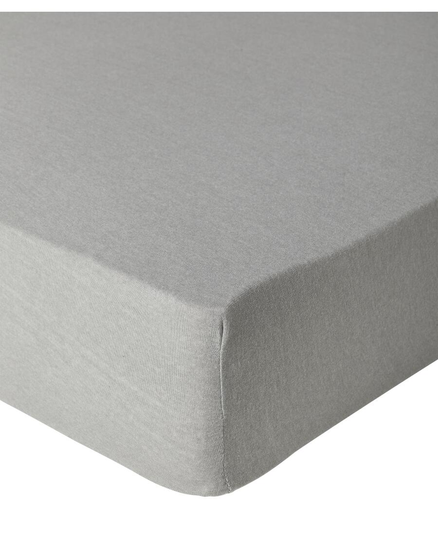 Polycotton-Spannbettlaken hellgrau