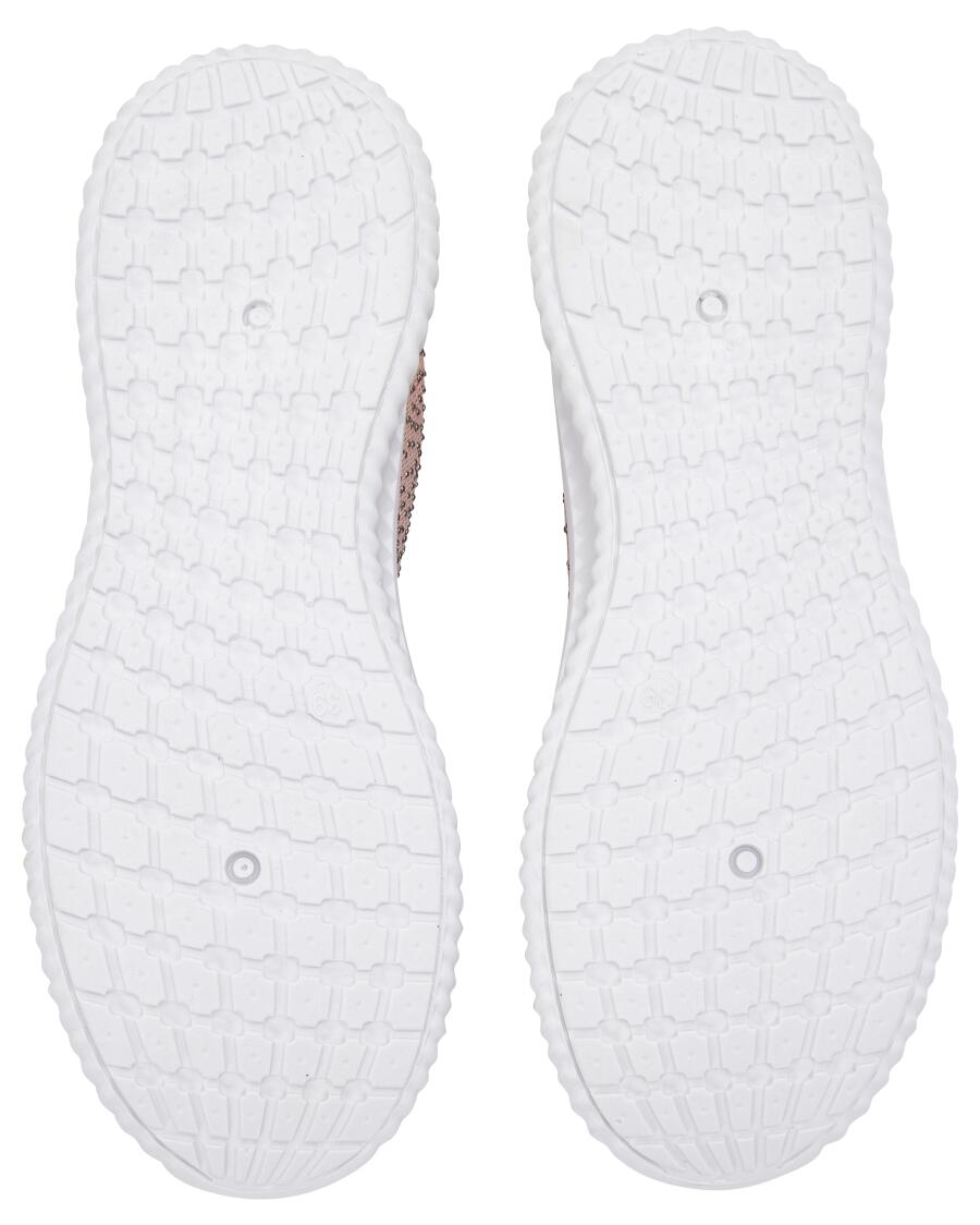 Buty wsuwane siateczkowe Janina, błyszczące ozdoby