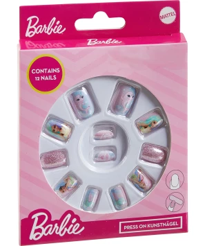 Sztuczne paznokcie Barbie