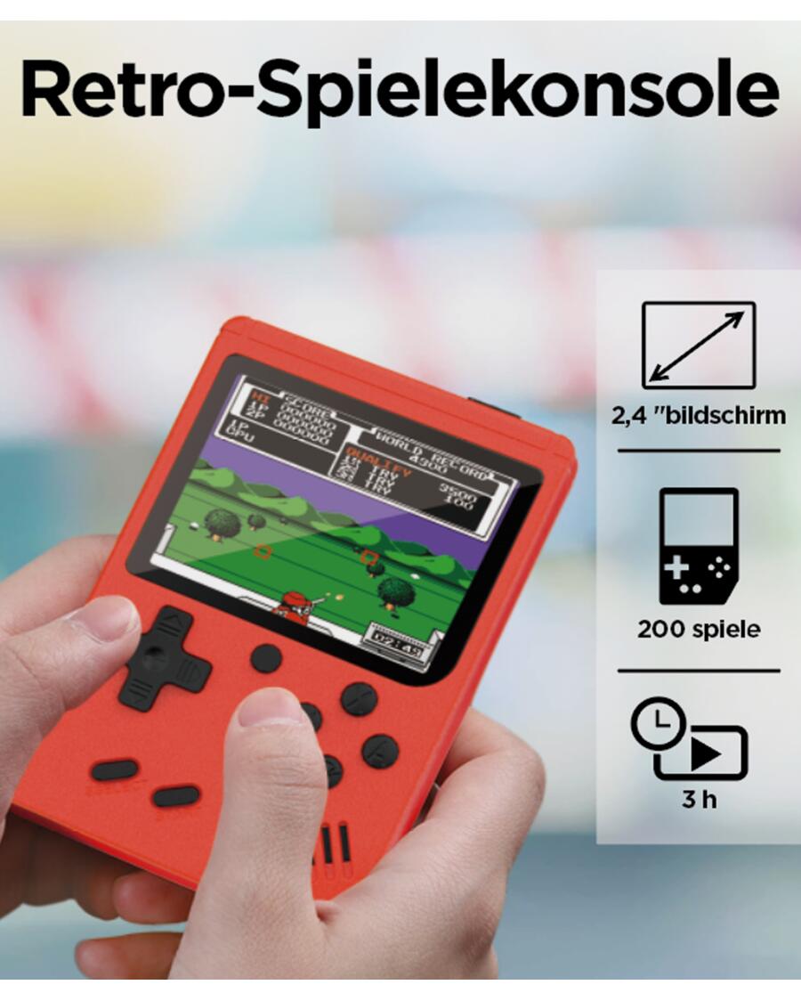 Konsola do gier retro z 200 grami