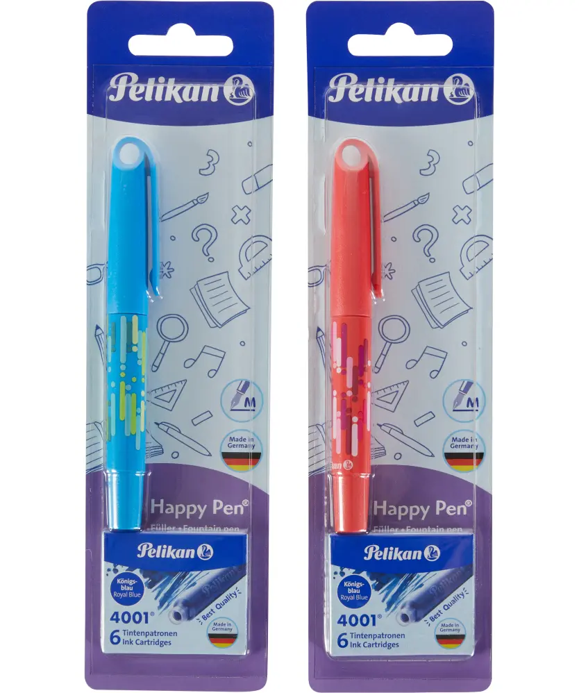 Pelikan Happy Pen Füller mit Patronen