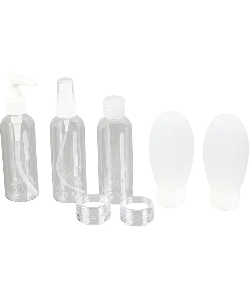 Reise-Flaschenset, transparent