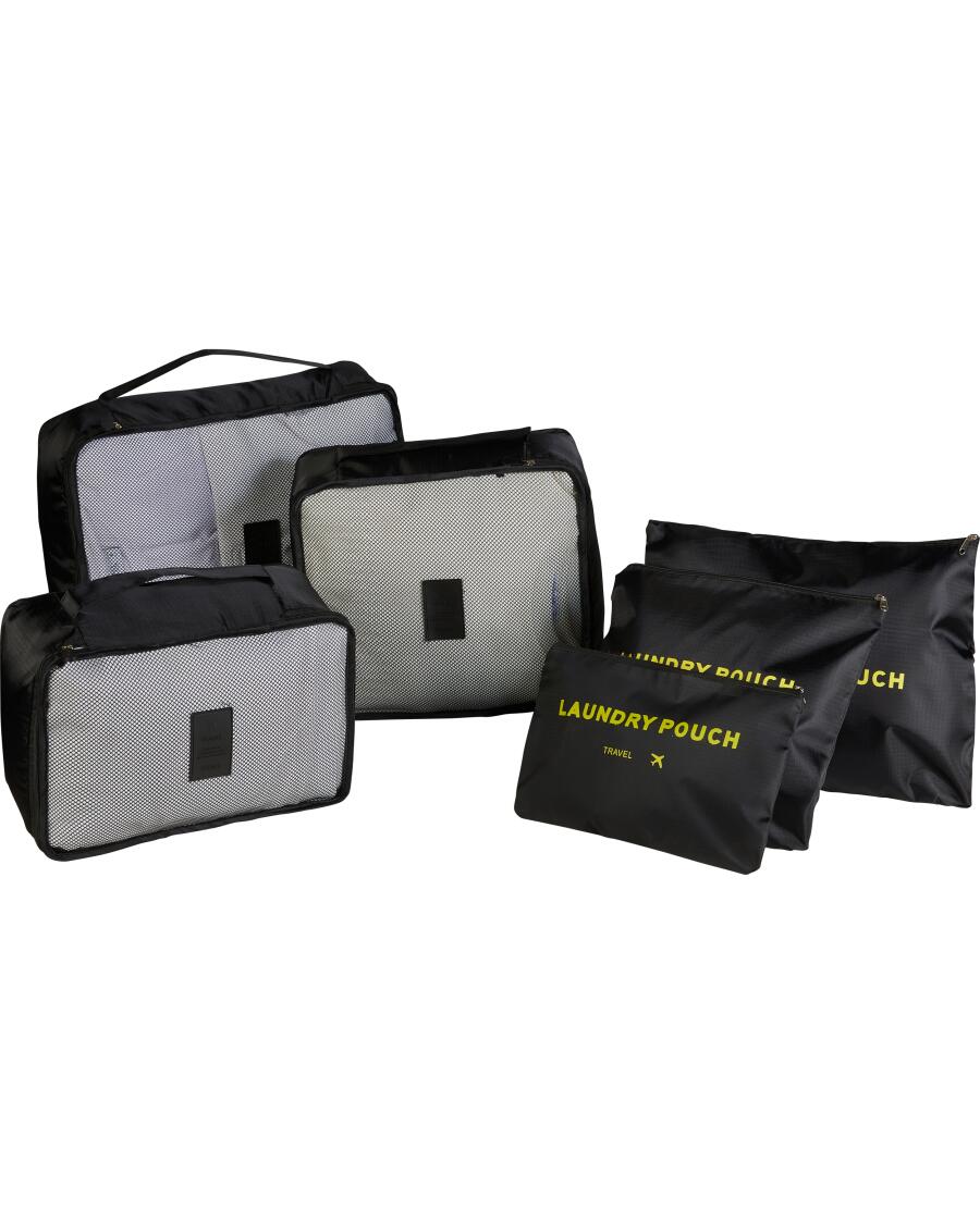 Organizer-Set für Reisen schwarz