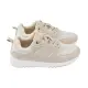 Natuurkleurige sneakers