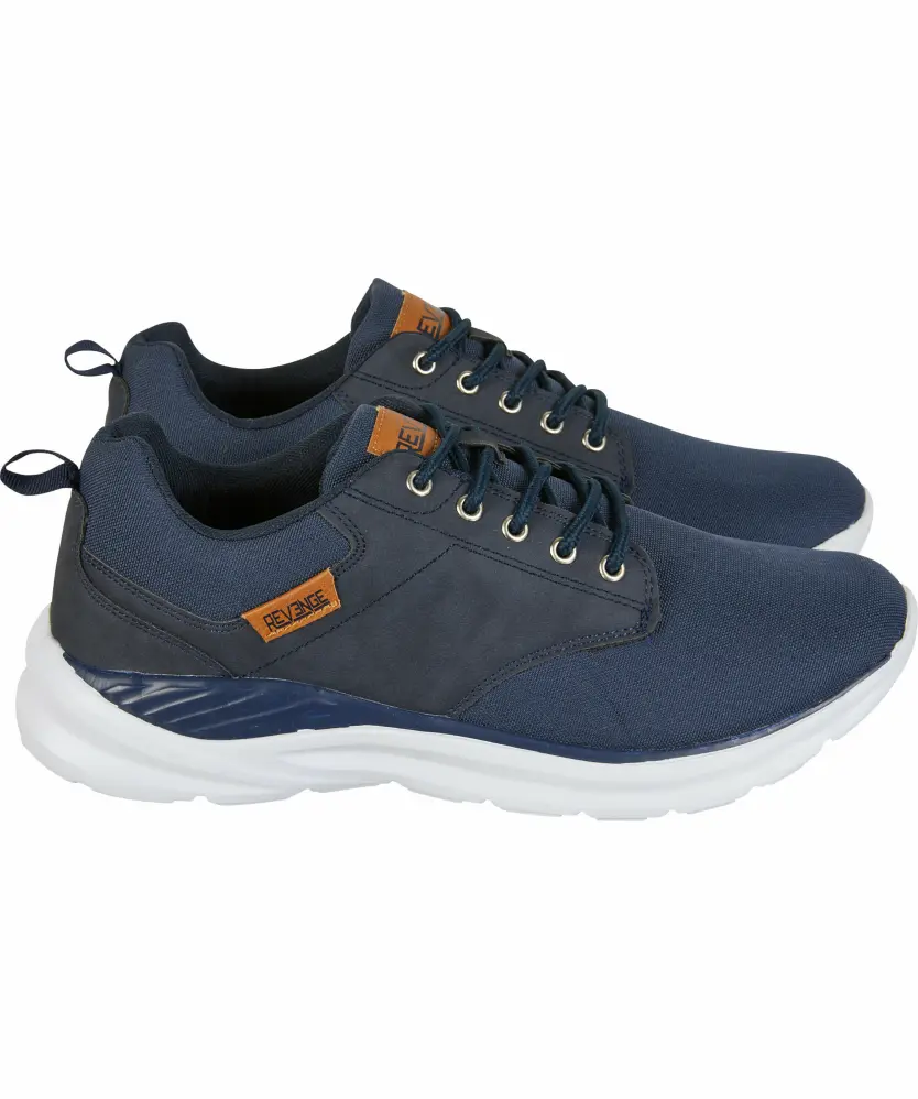 Sportieve sportschoenen voor Heren, donkerblauw