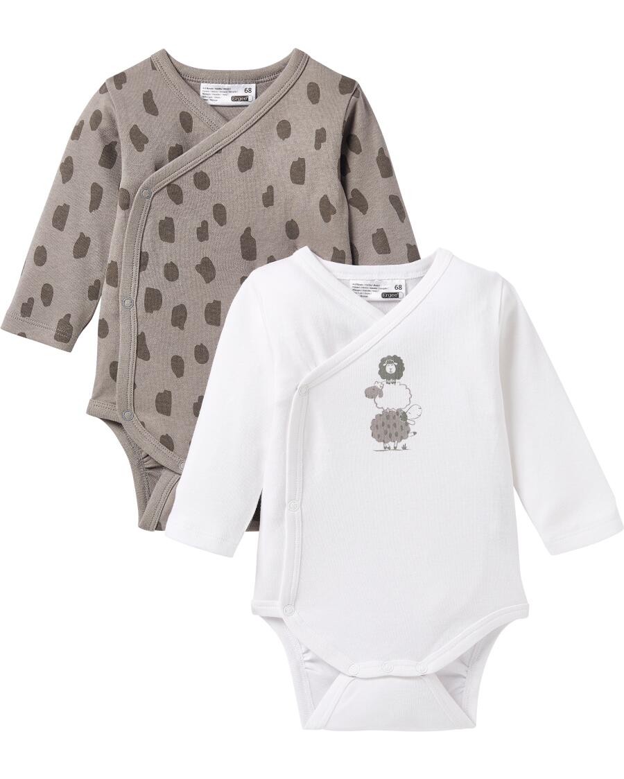 Baby rompers grijs