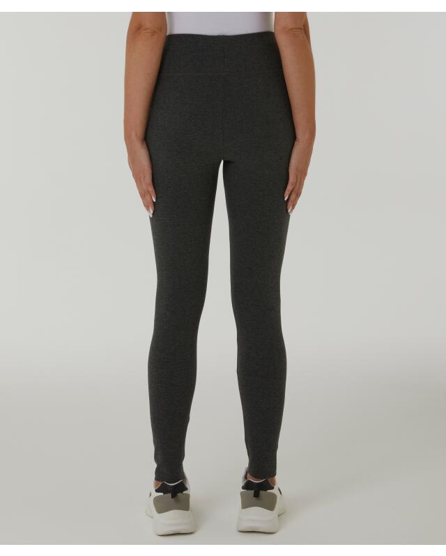 Marl leggings for women, anthracite marl (KiK Leggings in Melange (anthrazit melange)) — KiK, authentic German product in Morocco