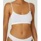 Wit bustier