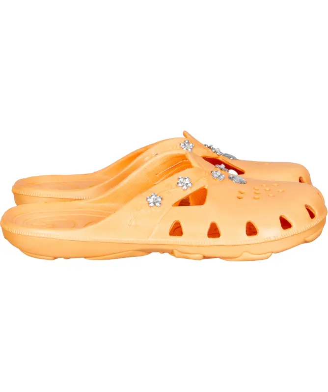 Clogs mit Strassblumen