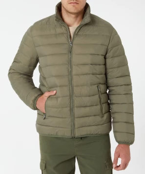 Steppjacke mit Stehkragen