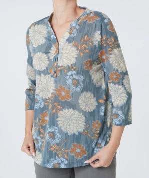 Bluse mit Blumen