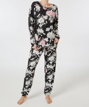 Pyjama mit Allover-Print