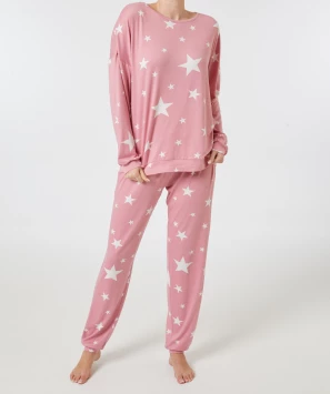 Pyjama mit Allover-Print