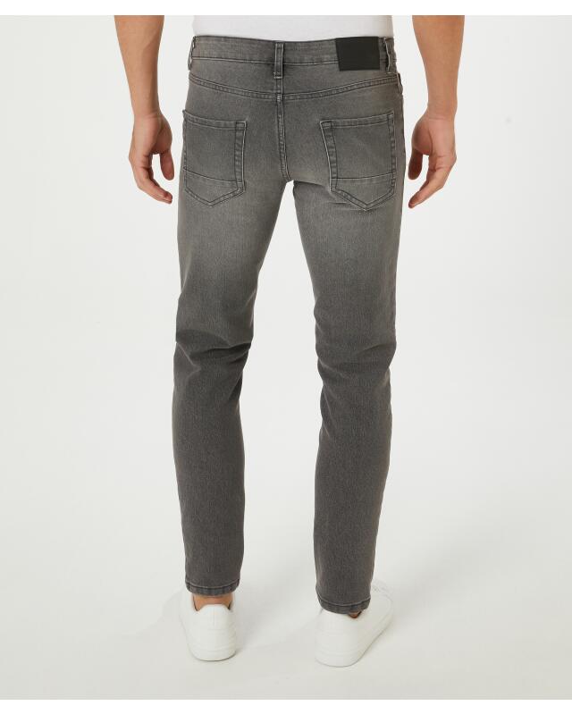 Jean basique longueur 32 homme, jean gris (KiK Basic Jeans 32er-Länge (jeans grau)) — KiK, produit allemand authentique au Maroc