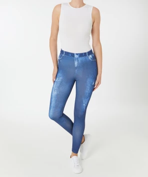 Legginsy w stylu jeans