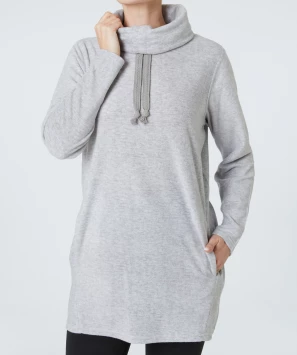 Sport-Fleecepullover in Melange