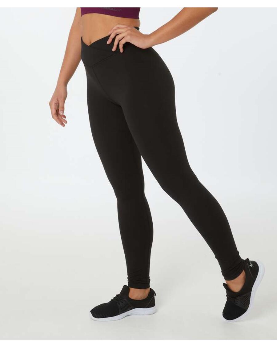Sport-Leggings Super-Stretch schwarz