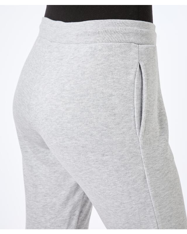 Pantalon de jogging basique femme, gris chiné (KiK Basic Jogginghose (grau melange)) — KiK, produit allemand authentique au Maroc