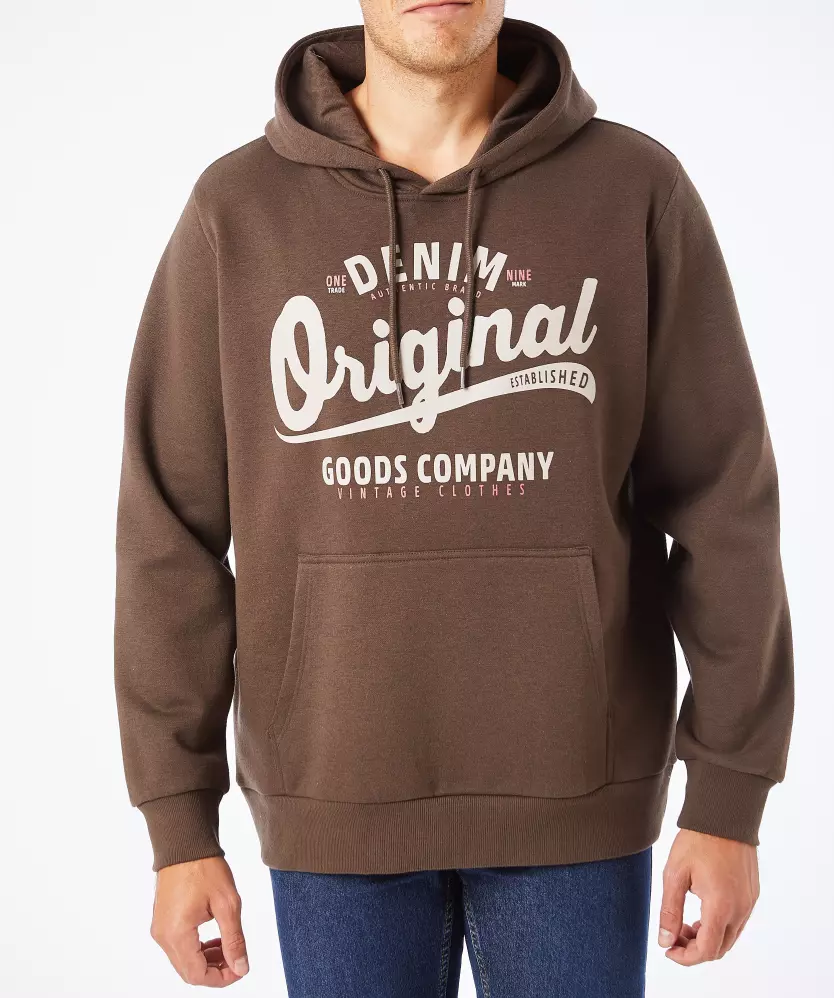 Lässiger Pullover X-Mail, Kapuze