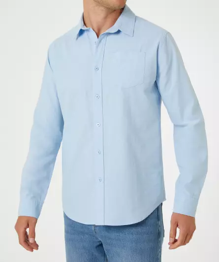 Hellblaues Hemd