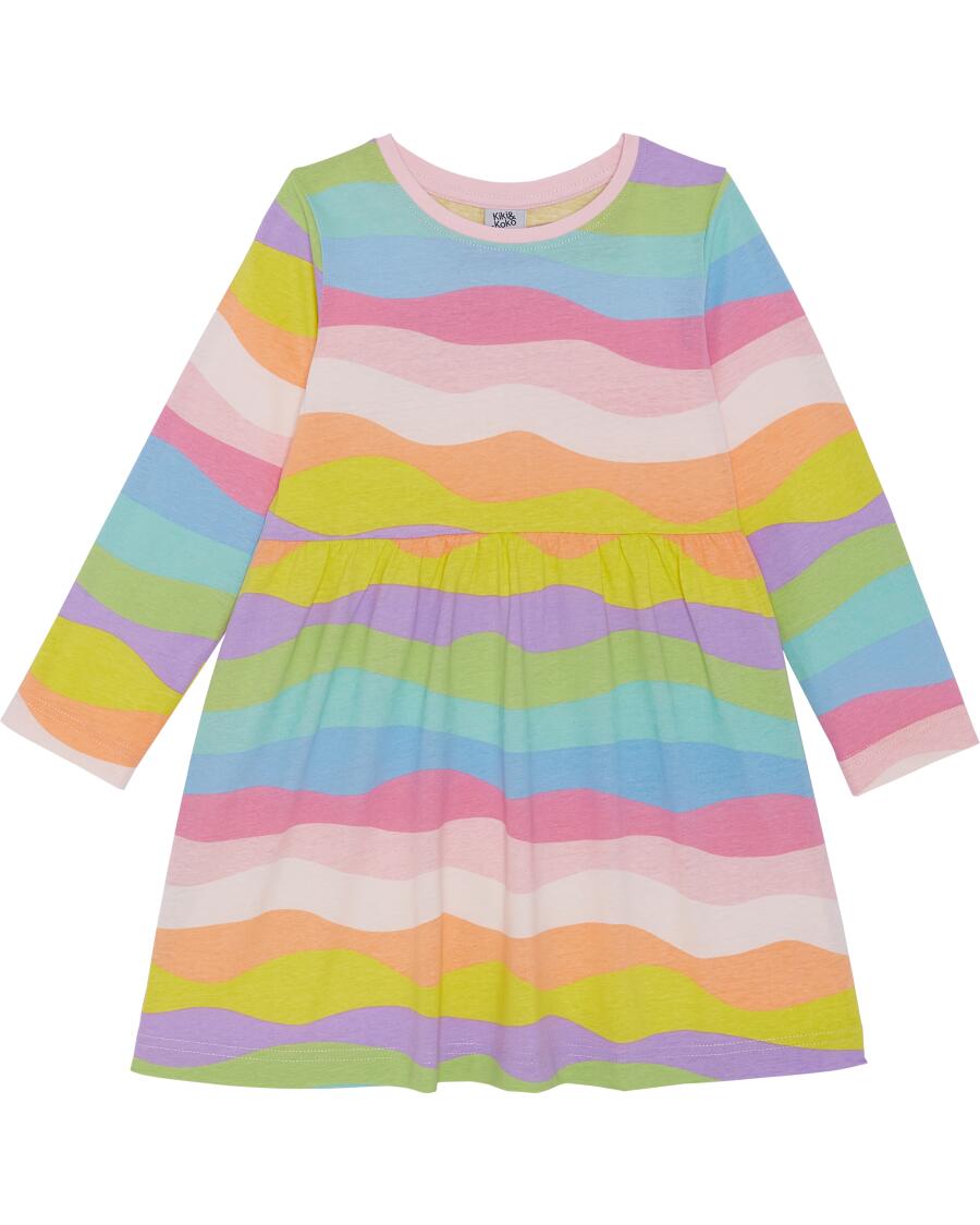 Kleid in Regenbogenfarben regenbogenfarben