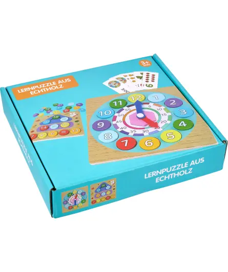 Lernpuzzle aus Echtholz