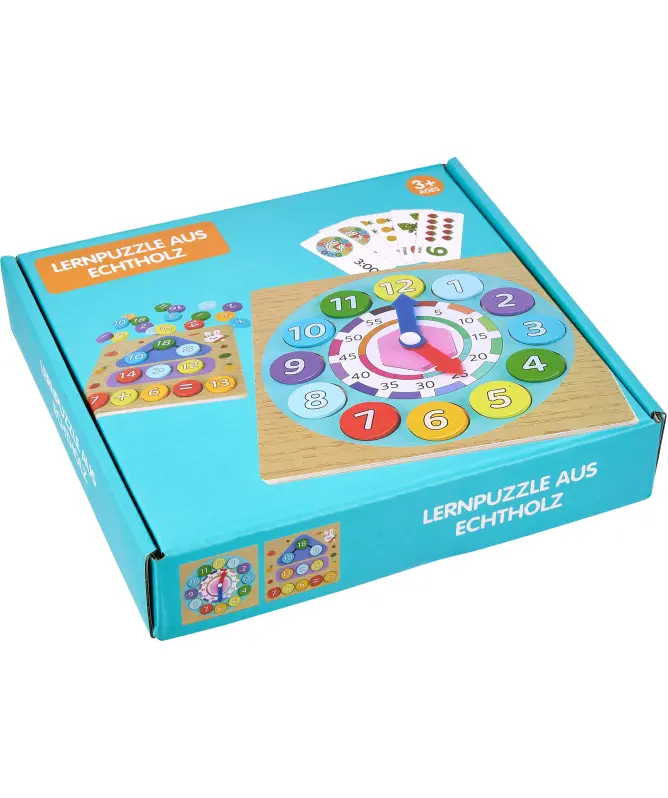 Lernpuzzle aus Echtholz