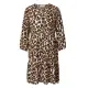 Midikleid Leopardenmuster